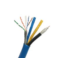 ICE Cable Systems (3) CAT6 + (1) RG6 Structured Cable - 500' Spool (Blue)