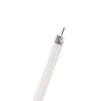ICE Cable Systems RG6 Quad Shield CCS Coaxial Cable - 1,000' REELEX (White)